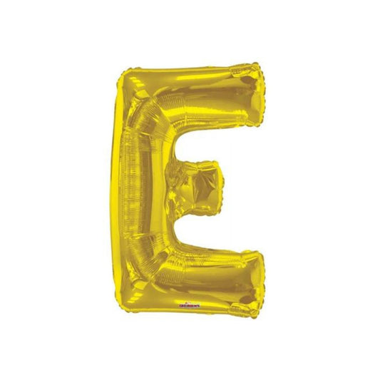 34" Gold Letter E (Helium Filled)