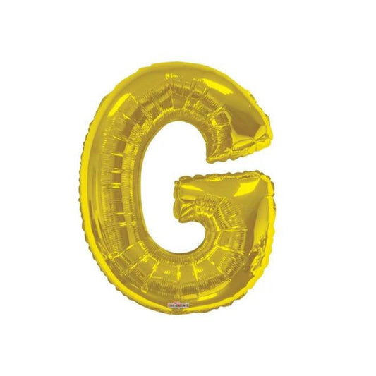 34" Gold Letter G (Helium Filled)
