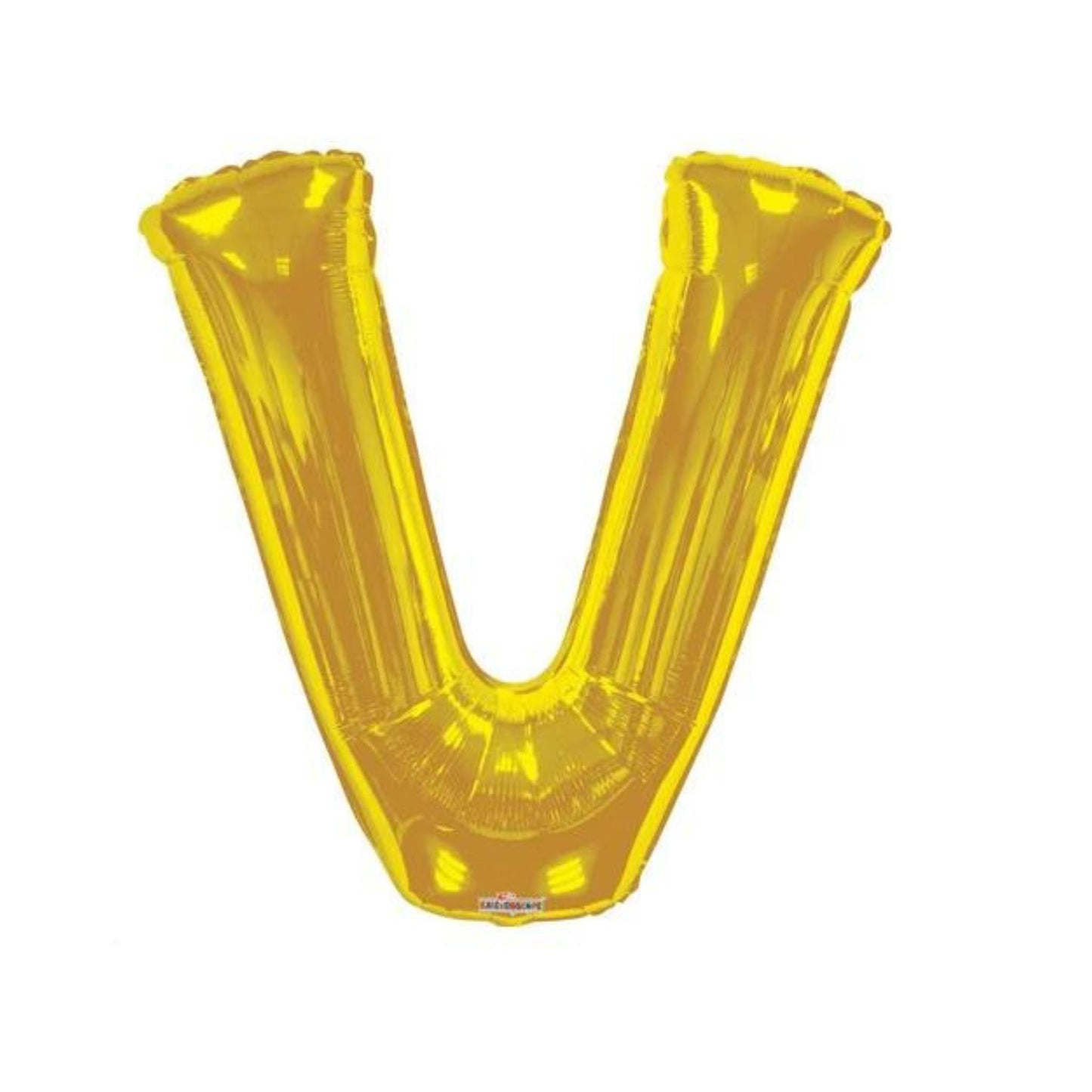 34" Gold Letter V (Helium Filled)