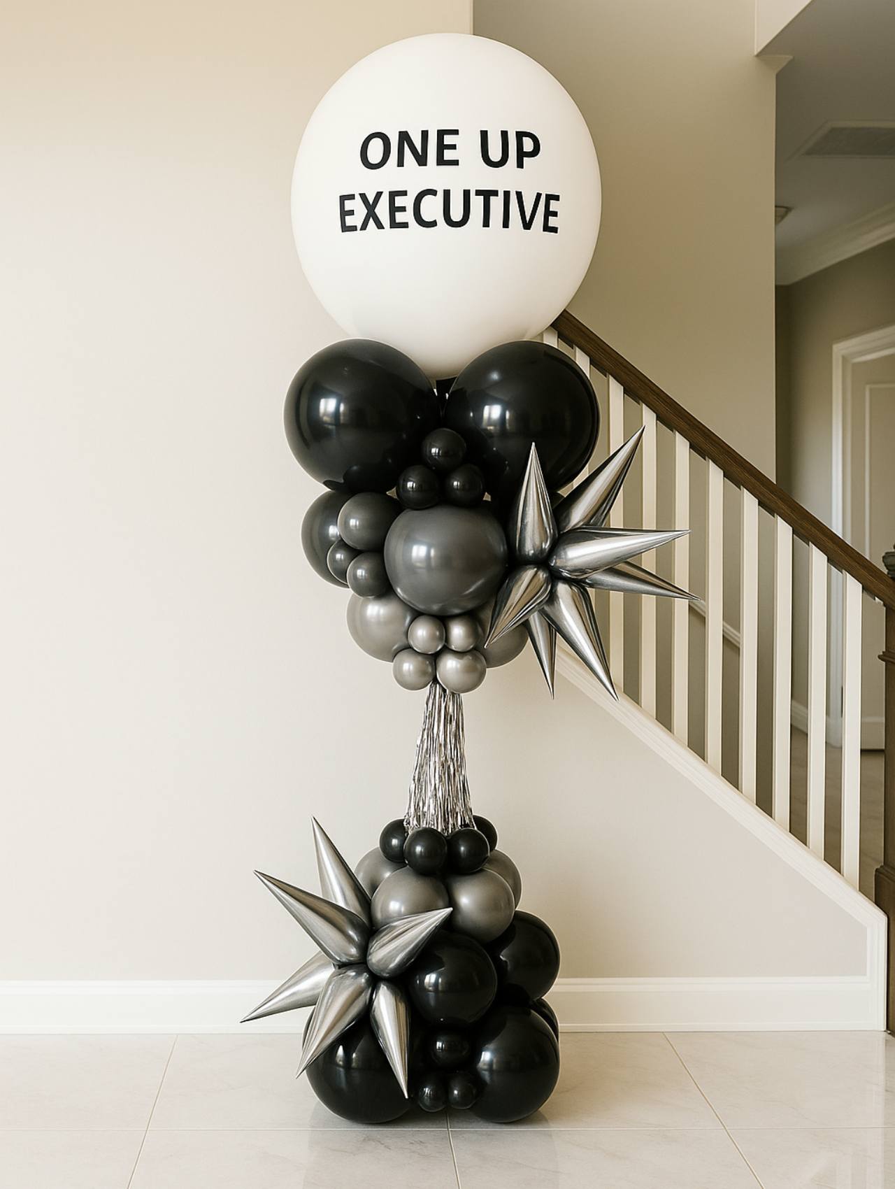 Luxury Corporate Balloon Tower Column Collection – 8 ft Premium Rental Display