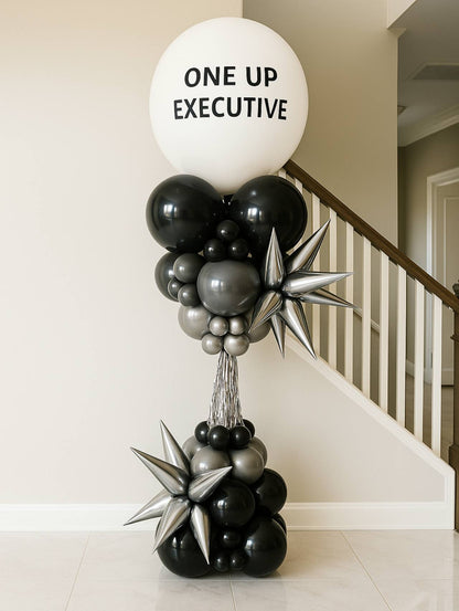 Luxury Corporate Balloon Tower Column Collection – 8 ft Premium Rental Display