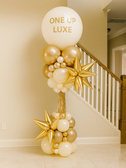 Luxury Corporate Balloon Tower Column Collection – 8 ft Premium Rental Display