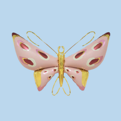 Cherry Pink Butterfly Foil Balloon