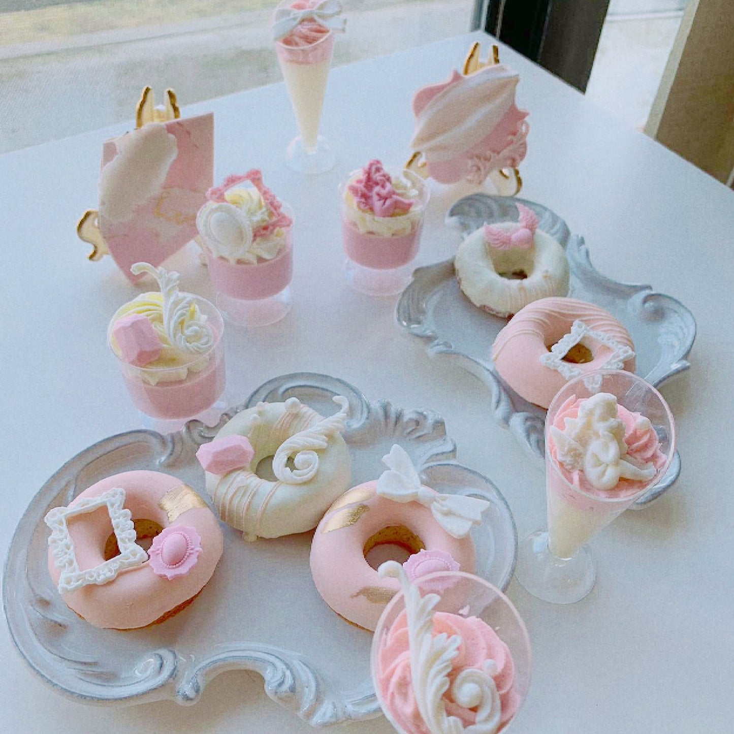 Customized Dessert Combo - Afternoon tea Pink Princess theme