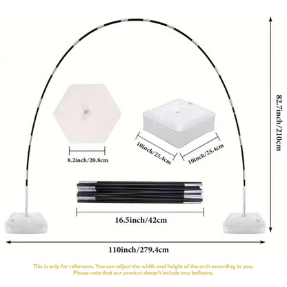 One Up Signature Balloon Doorway Arch Kit with Balloon Column