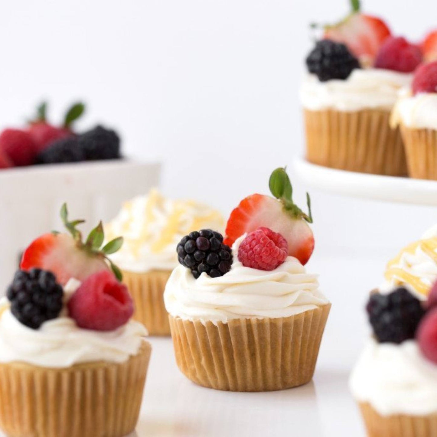 Dozen Fresh Fruits Cupcake Set