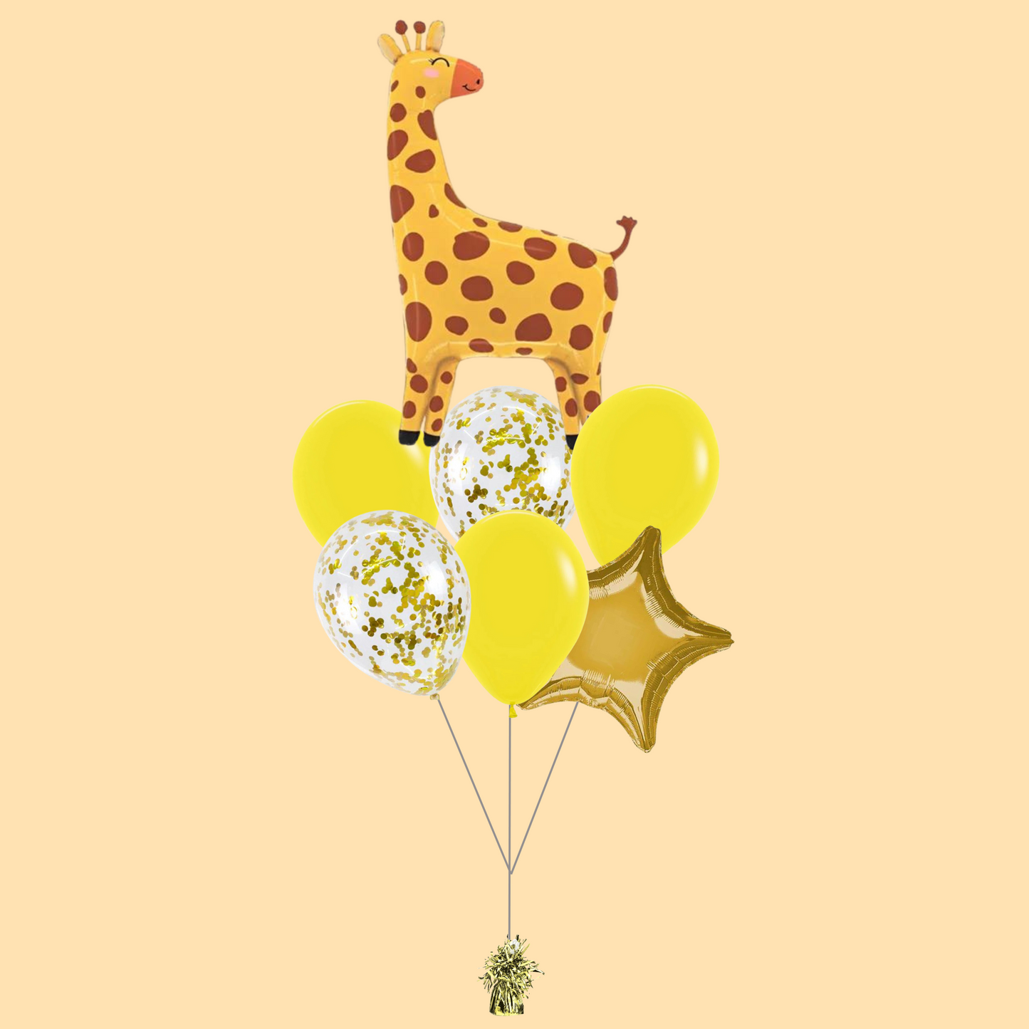 Jungle Giraffe Foil Balloon