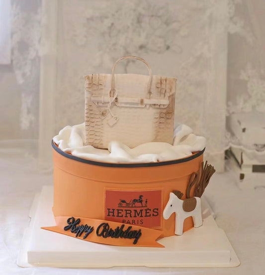 Hermes Bag Birthday Cake
