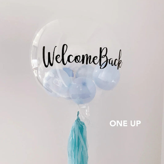 Welcome Back - Personalized Bubble Balloon