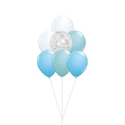Ocean Side Fun Helium Balloon Bouquet of 7