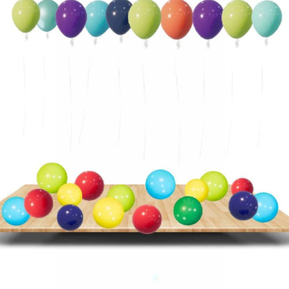 Pride Helium Filled Ceiling Balloons Multi Color & Air Filled Floor Balloon Set