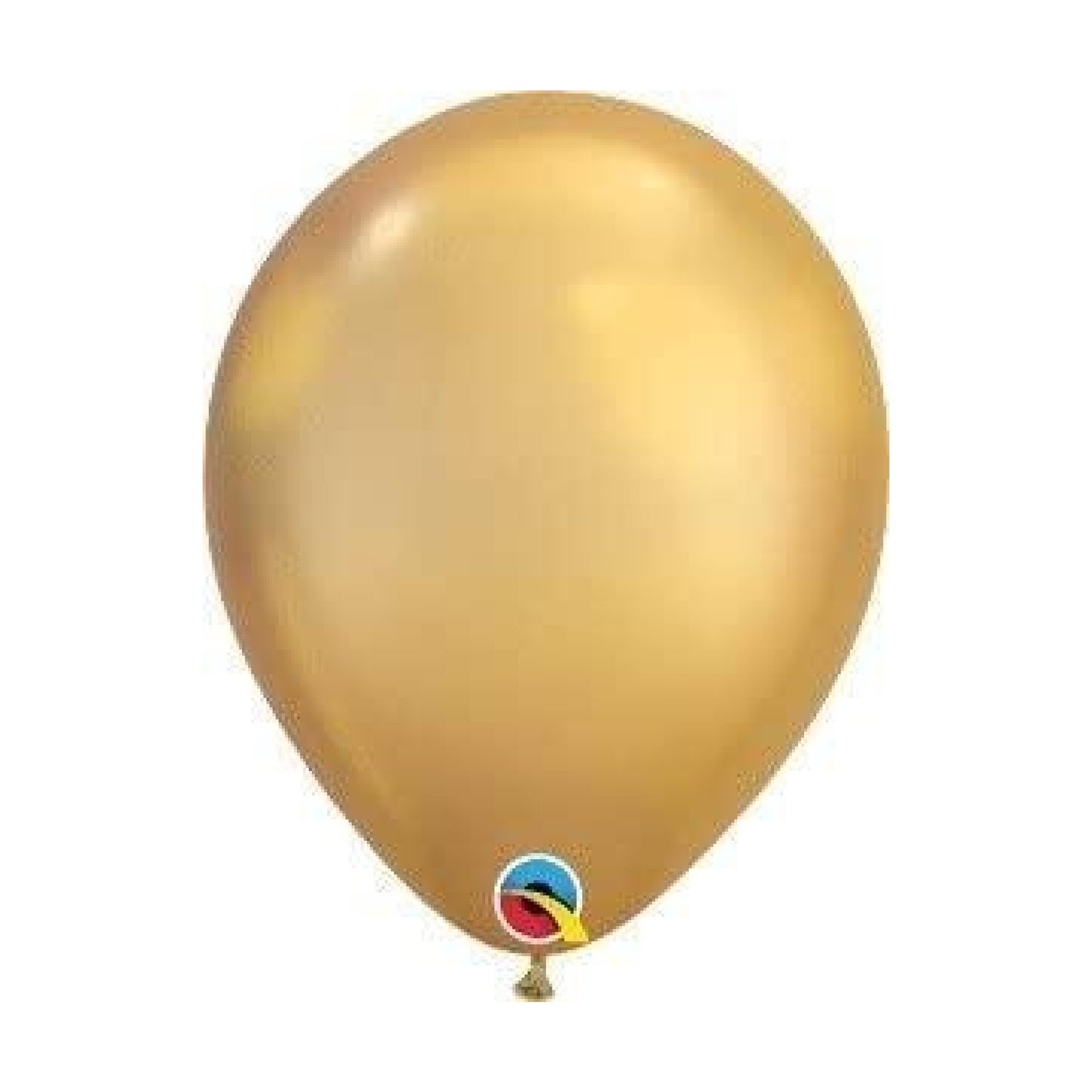 11 inch helium filled Chrome Gold latex balloon