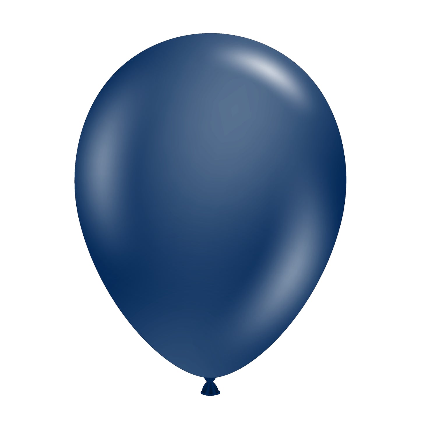 11 inch helium filled Pearl Midnight Blue latex balloon