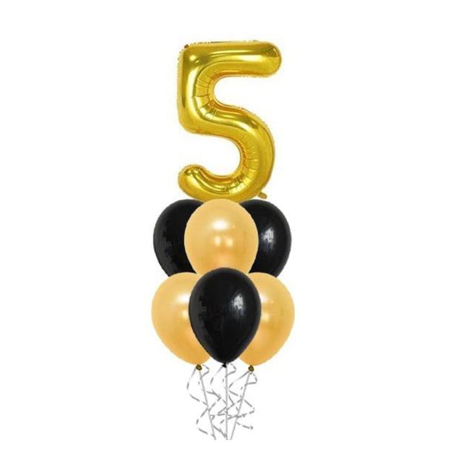 Single Number Birthday balloon bouquet