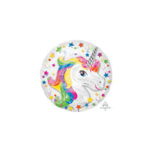Rainbow Unicorn 24" Translucent Foil Balloon