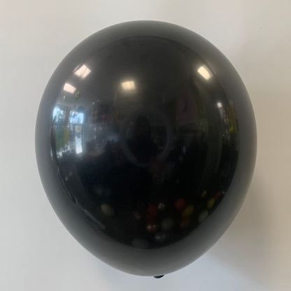 11-Inch Black Helium Balloon – Classic Party Decor
