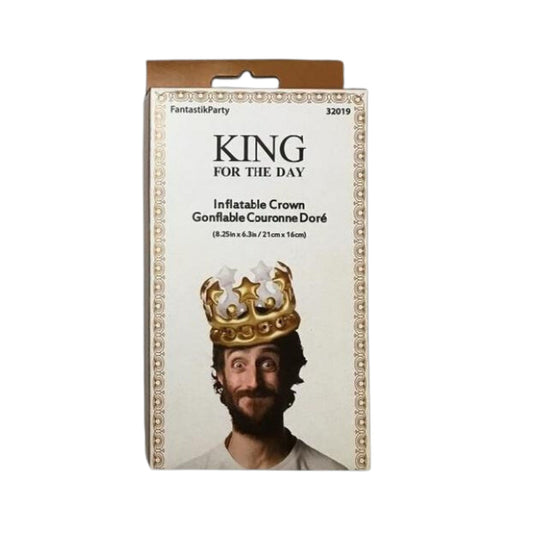 KING CROWN INFLATABLE GOLD