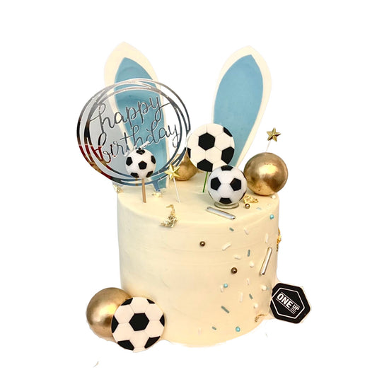 Vancouver Soccer Rabbit Birthday Star Cake