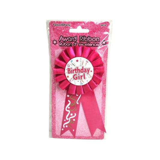 AWARD RIBBON BIRTHDAY GIRL