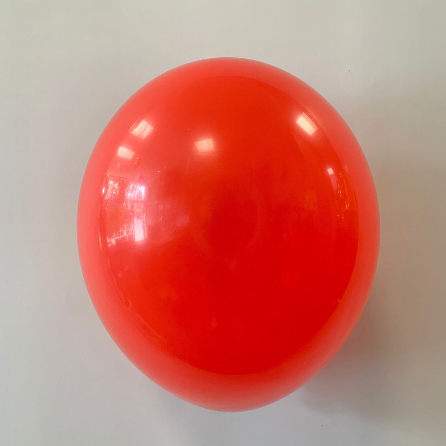 11 inch helium filled Red latex balloon