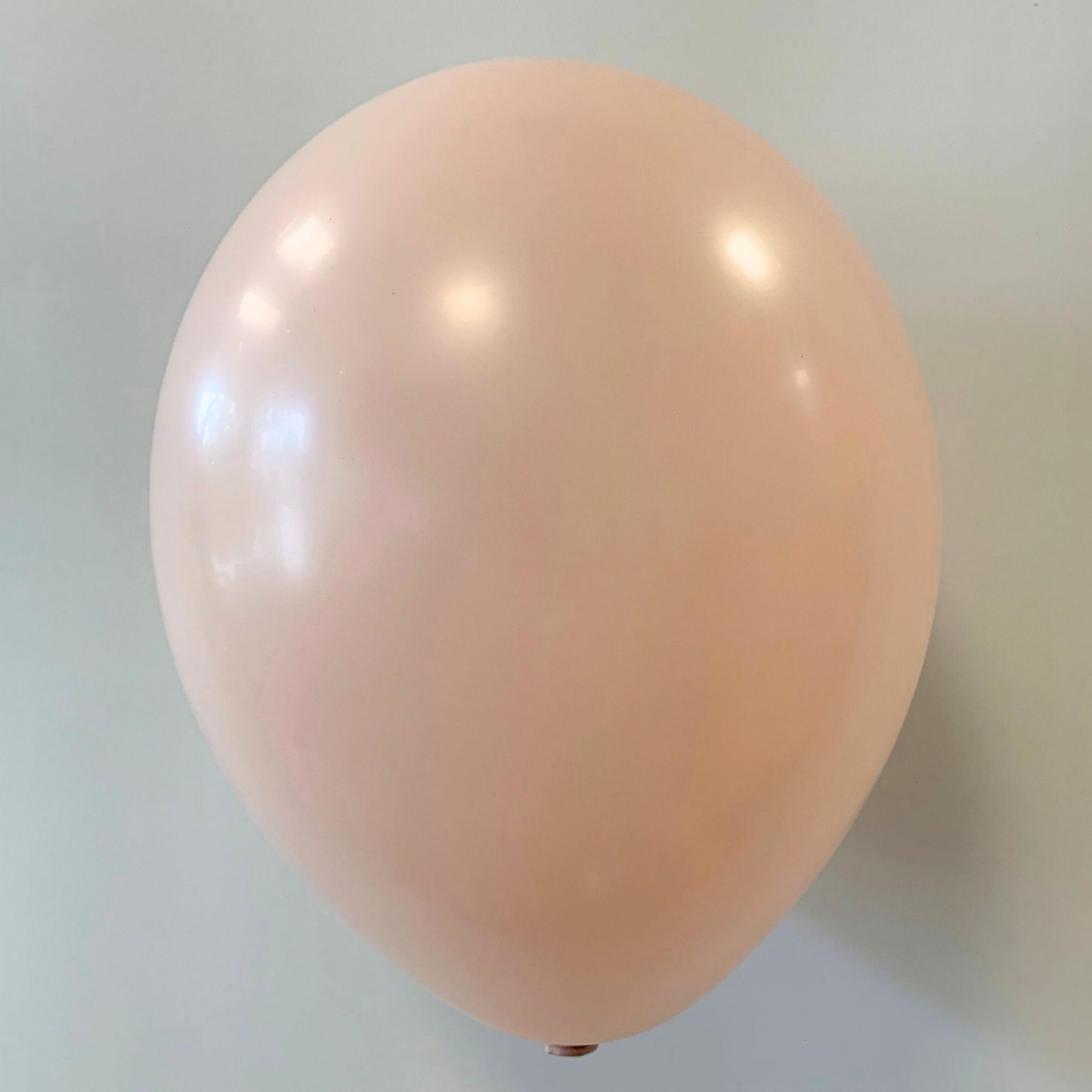 11 inch helium filled Pastel Pink latex balloon