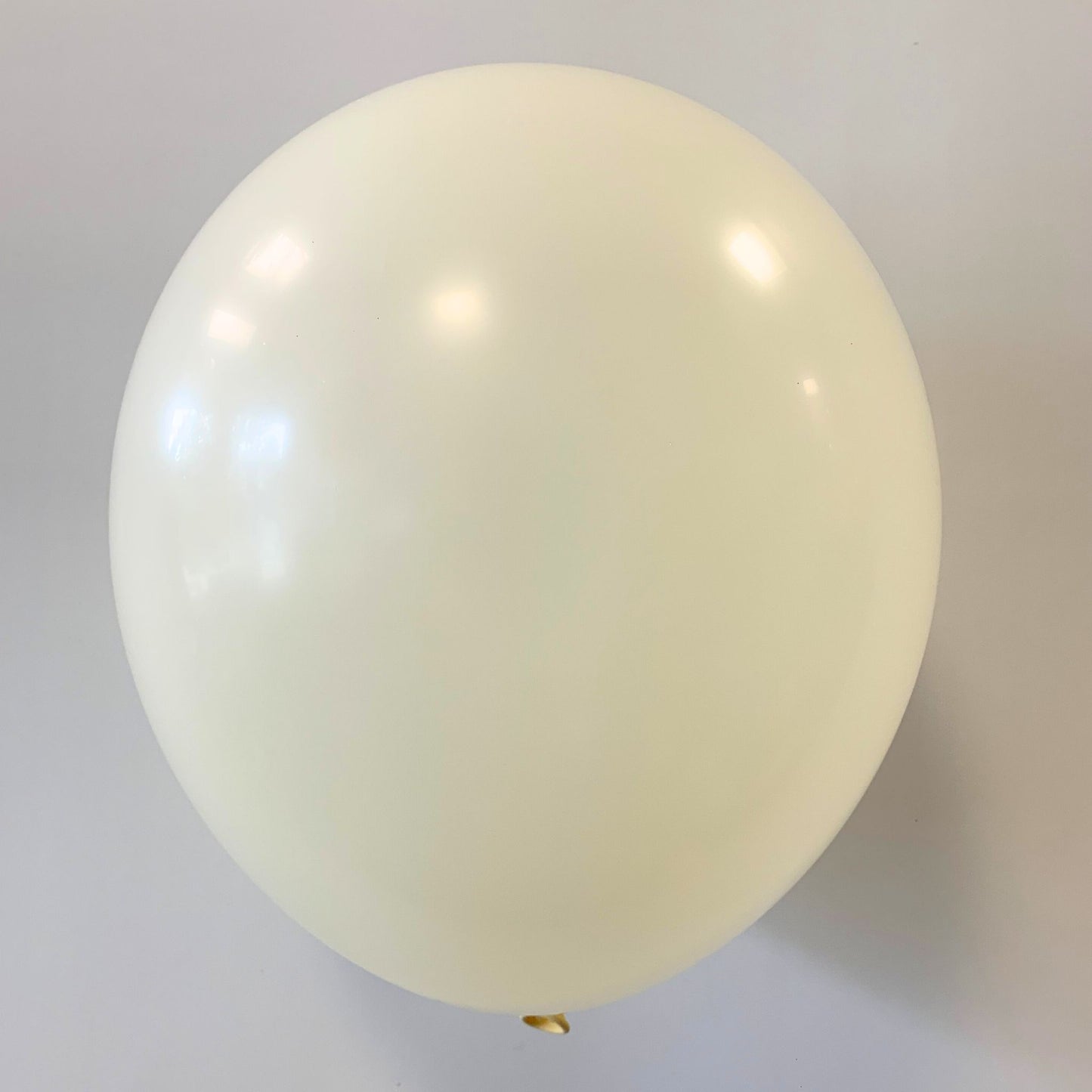 11 inch helium filled Lace White latex balloon
