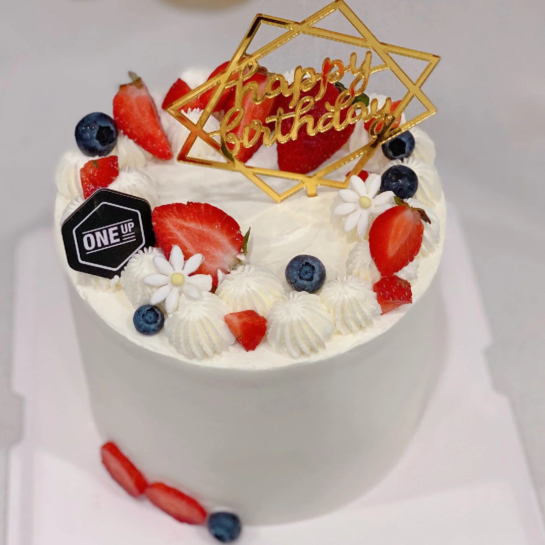 naked white cake loaded fruits strawberry blueberry birthday cake