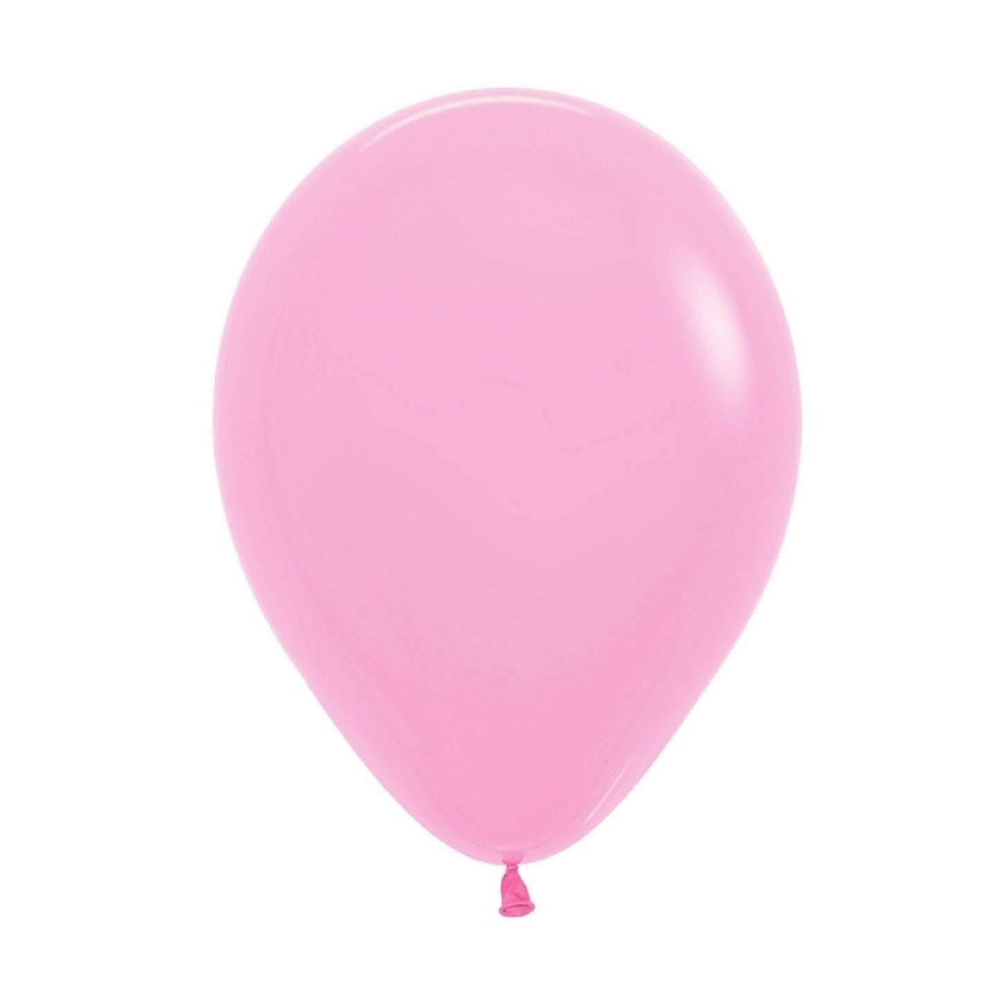 11 inch helium filled Baby Pink latex balloon