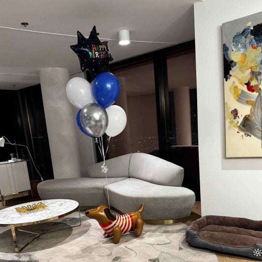 Birthday Blast with cute dog balloon bundle