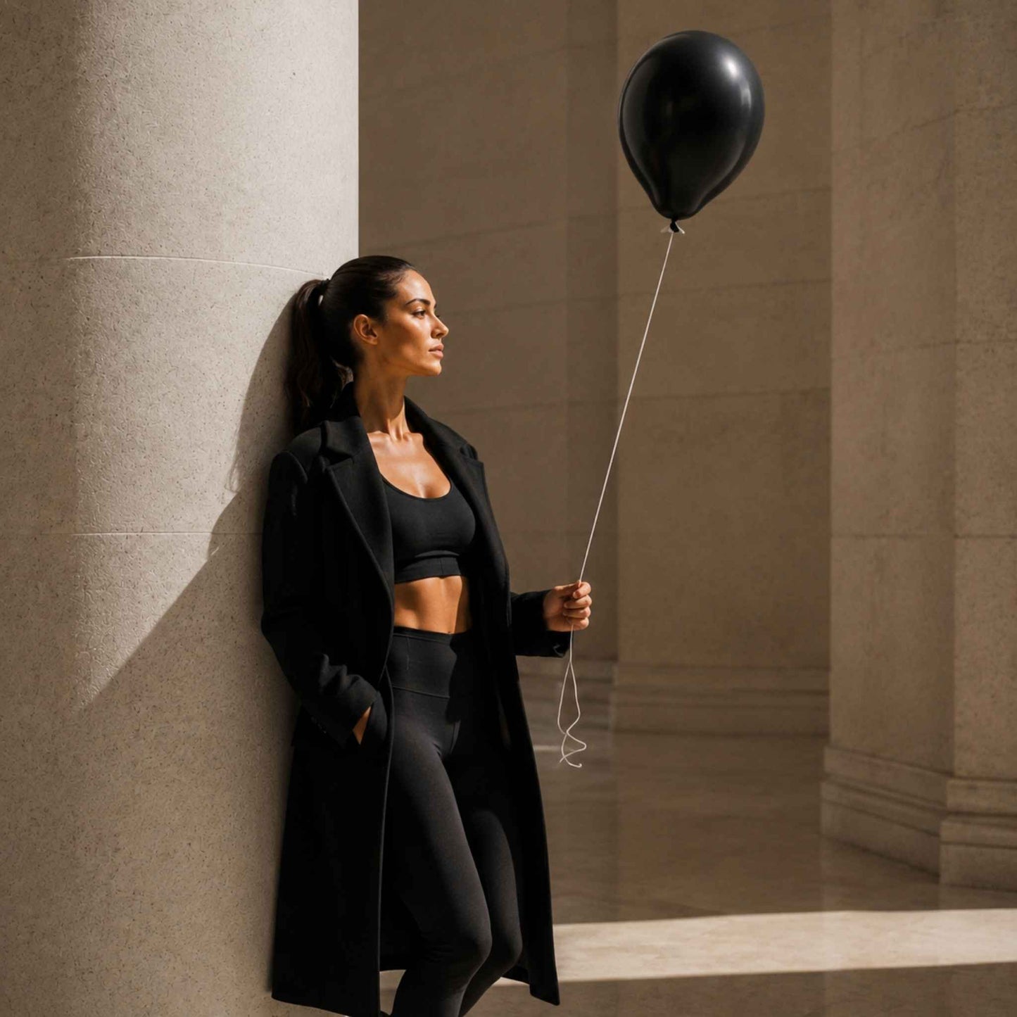 11-Inch Black Helium Balloon