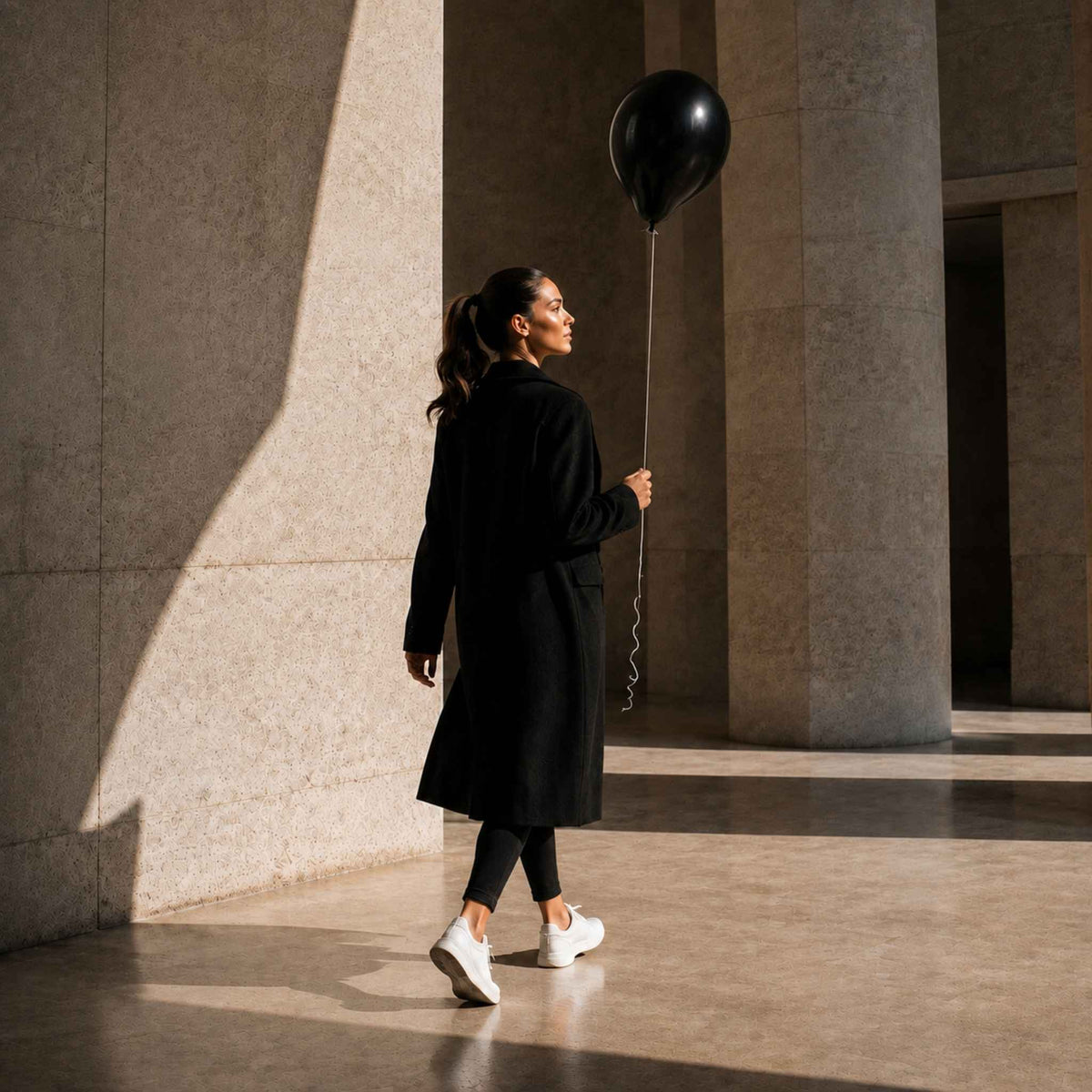 11-Inch Black Helium Balloon