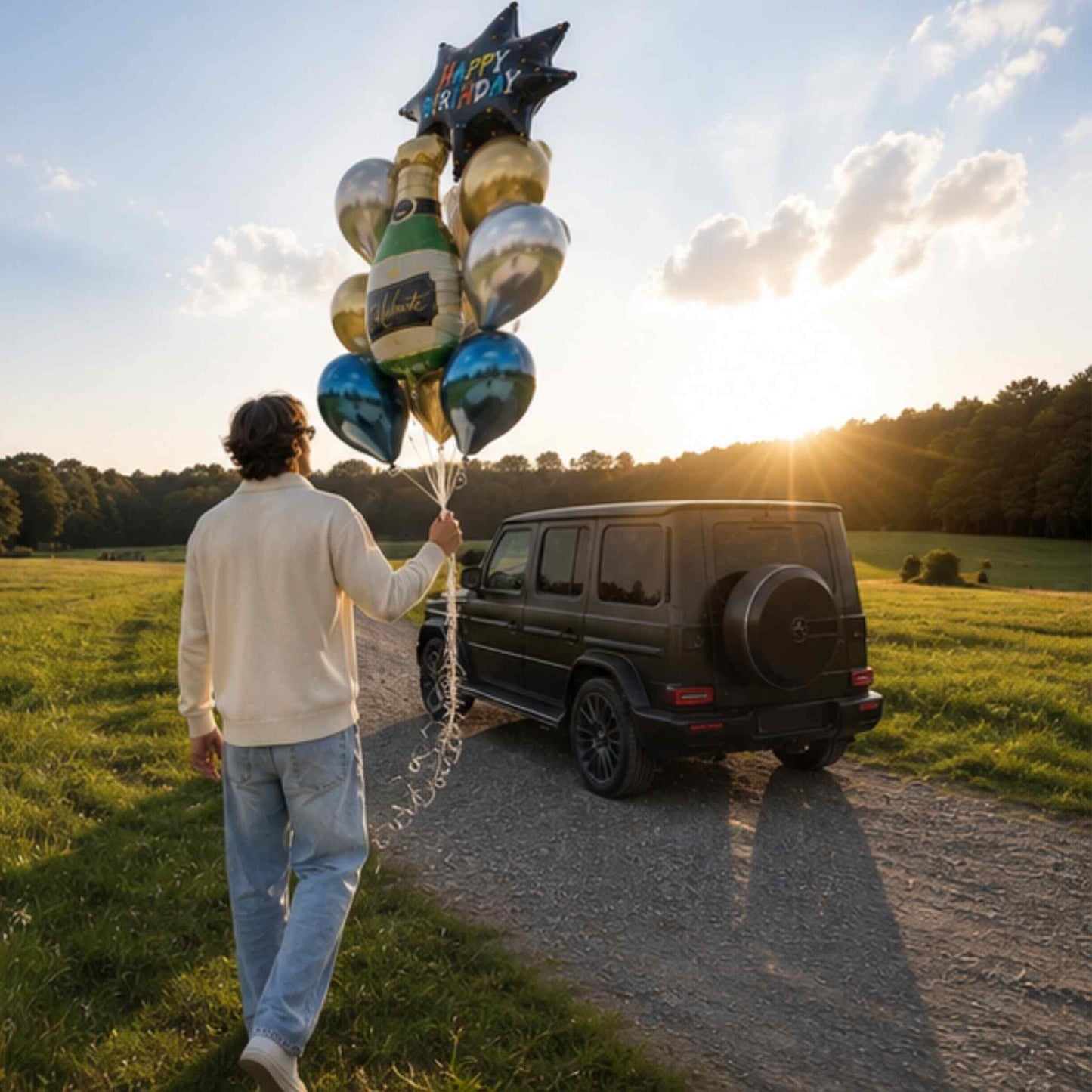 Celebrate Bottle Balloon Bouquet
