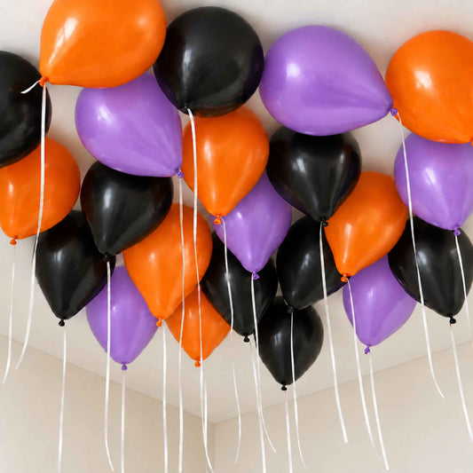 25 Halloween Classics Helium Ceiling Balloons