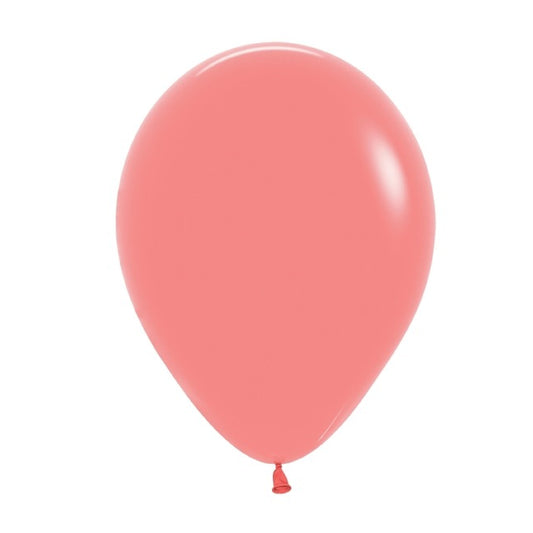 11 inch helium filled Coral latex balloon