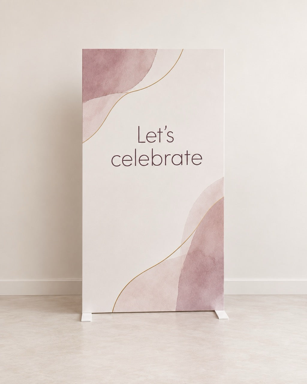 backdrop customized text 