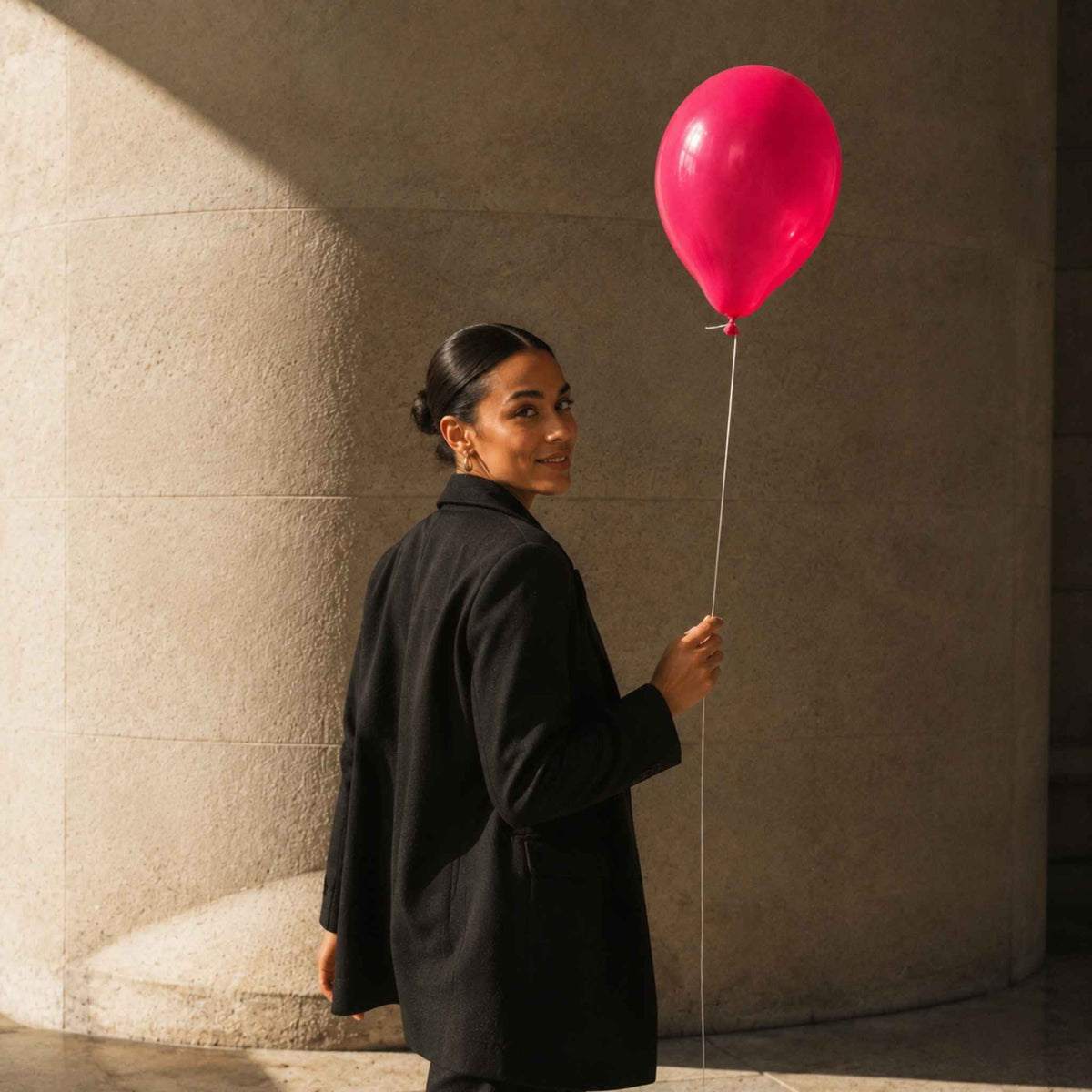 11-Inch Dark Pink Helium Balloon