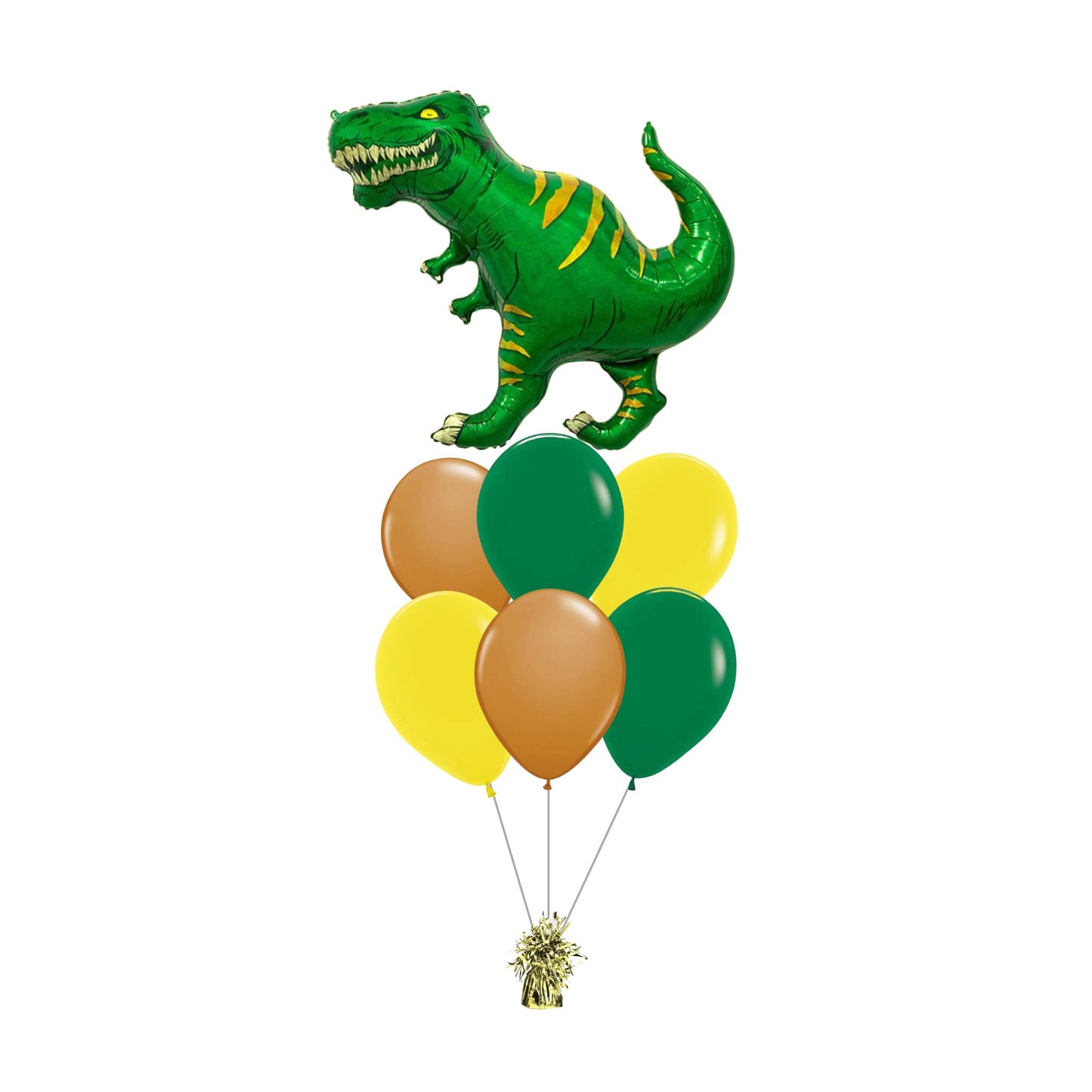 35 inch Green Classic Dinosaur Foil Balloon