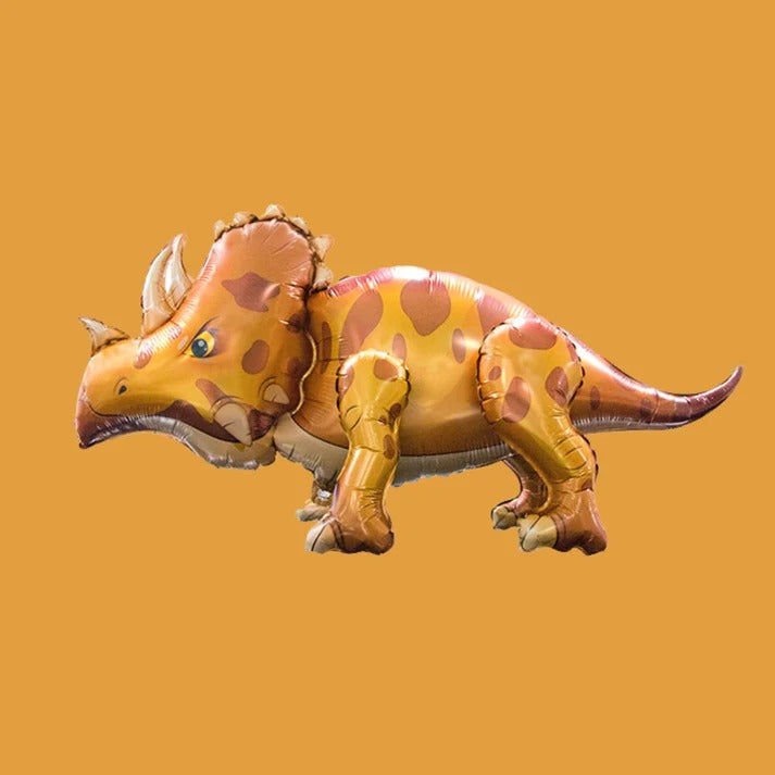 Triceratops Button Foil Balloon