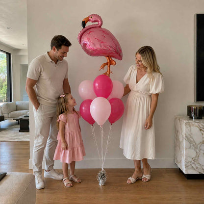 Flamingo Pink Balloon Bouquet