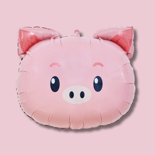 22 Inch Pig Pink Foil Balloon Helium Filled Quality