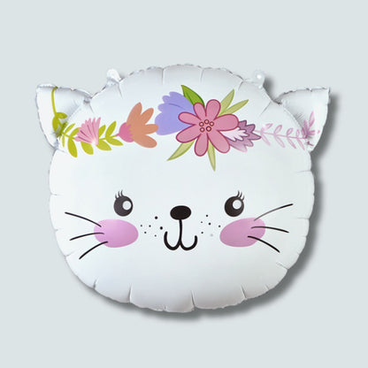 Cat Fashion Foil Balloon Helium Filled Balloon Boquuet