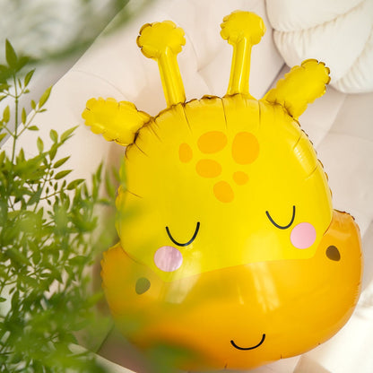 23 Inch Giraffe Head Foil Balloon Helium Filled Quality