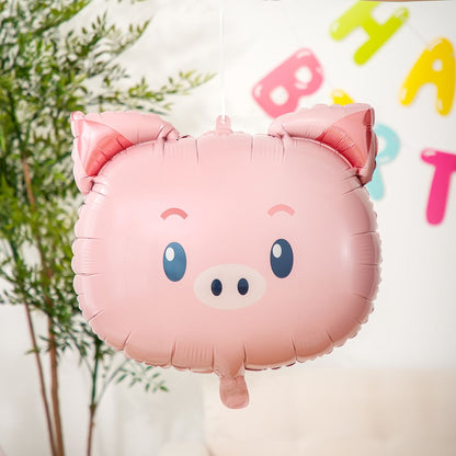 22 Inch Pig Pink Foil Balloon Helium Filled Quality