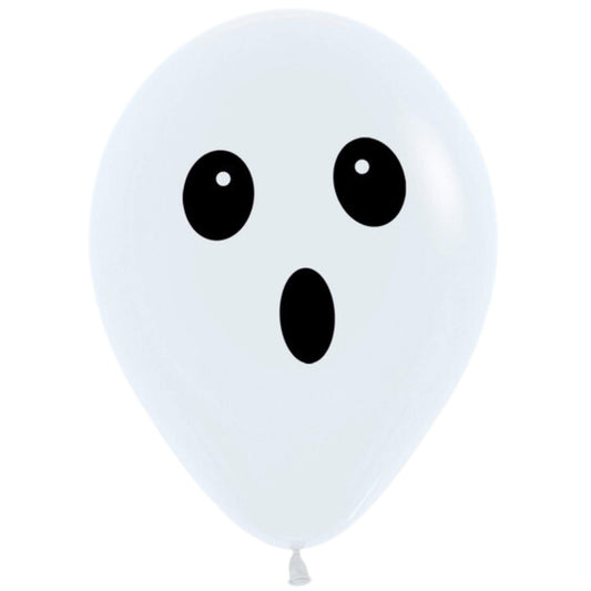 11" Helium Filled Ghost Face