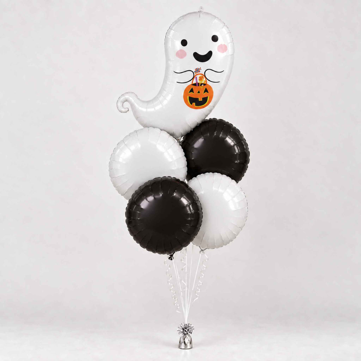 Halloween Ghost Cool Helium Balloon Bouquet
