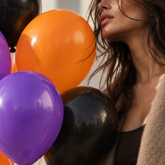 Halloween Party Fun Helium Balloon Bouquet of 8