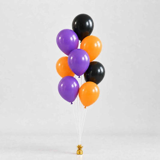 Halloween Party Fun Helium Balloon Bouquet of 8