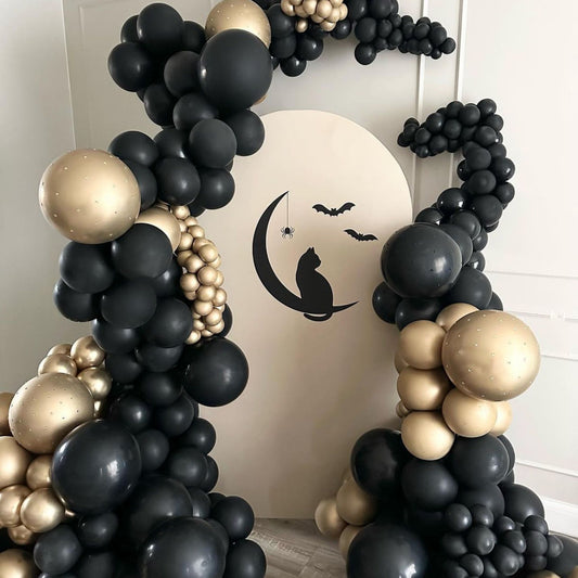 Halloween Elegant Customized Balloon Backdrop Set Up