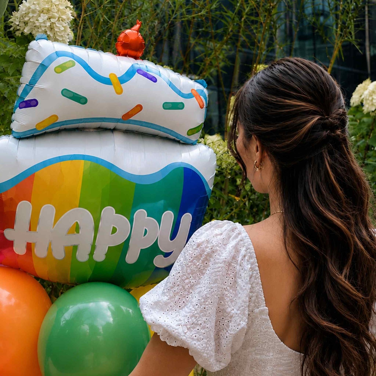 Birthday Cake Balloon Bouquet
