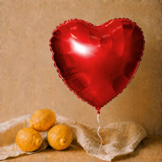 18" Helium Filled Heart Balloon